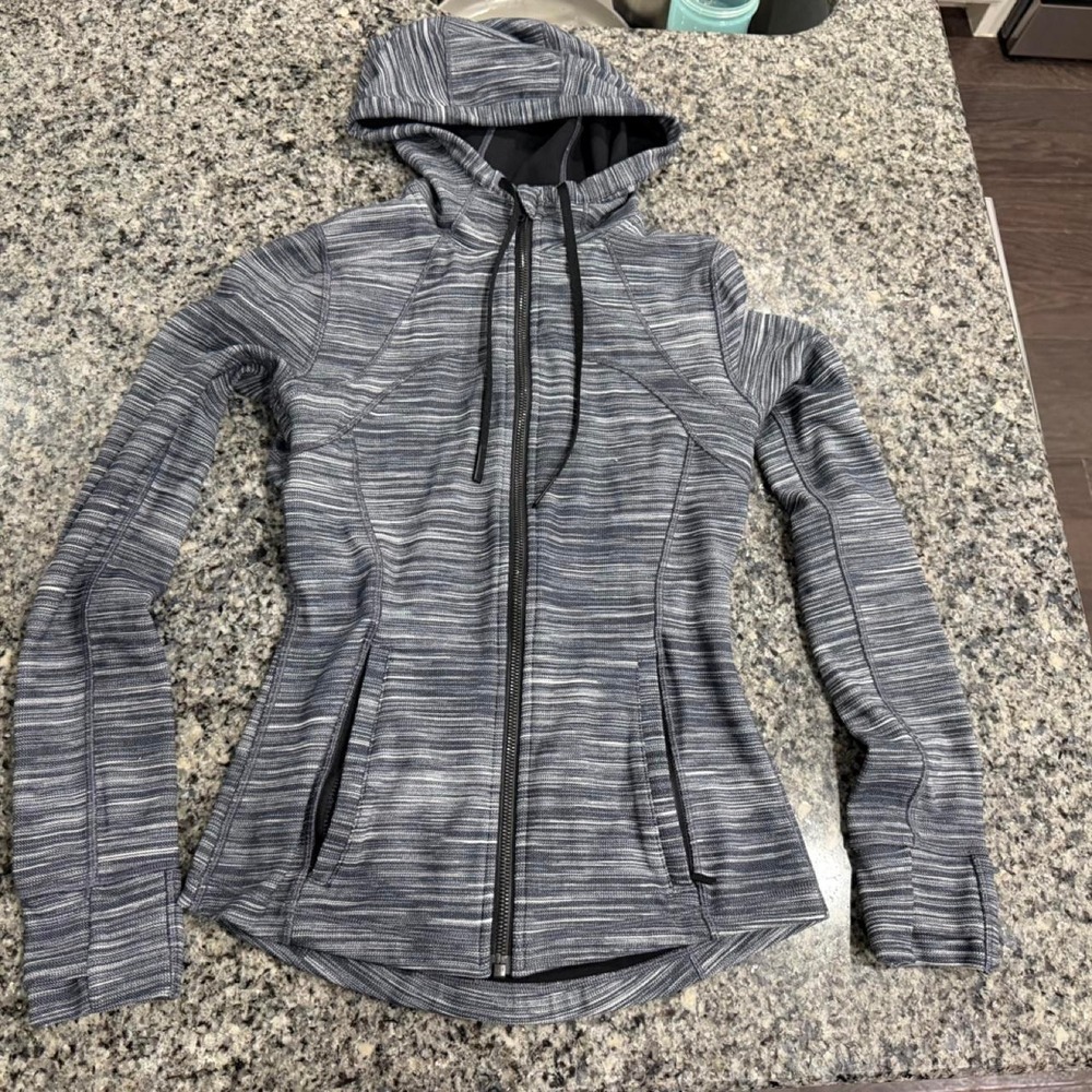 Lululemon Hooded Define Jacket *Nulu Heathered‎ Black
